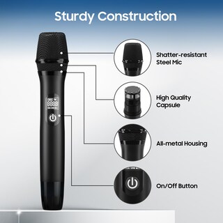 Foto 4 | Foto 4 | Sistema De Micrófono Inalámbrico Gpbjqaoo Uhf Professional - Venta Internacional.