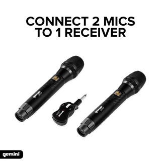 Foto 5 | Foto 5 | Set De Micrófonos Inalámbricos Gemini Gmu-m200 Pro Uhf  Paquete De 2 - Venta Internacional.