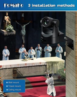 Foto 7 | Foto 7 | Cámara Ptz Fomako Fmk20sdi Pro Hdmi Ai Con Seguimiento Automático Y Zoom 20x - Venta Internacional.