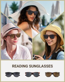 Foto 6 | Foto 6 | Gafas De Sol De Lectura Ladeesse Paquete De 3 Unidades Para Mujer Uv400 - Venta Internacional.