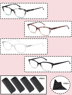 Foto 6 | Foto 6 | Gafas De Lectura Olomee Para Mujer Y Mujer Con Aumento De 5 00 Paquete De 4 - Venta Internacional.