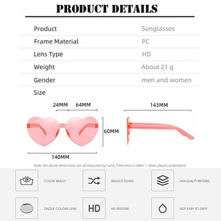Foto 3 | Foto 3 | Gafas De Sol Qyvewy En Forma De Corazón Para Mujer Paquete De 20 Colores Caramelo - Venta Internacional.