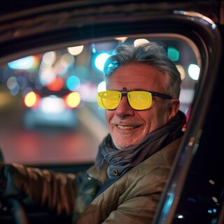 Foto 4 | Foto 4 | Gafas De Sol Plegables Con Clip Wangly Polarizadas Unisex Con Lente Amarilla - Venta Internacional.