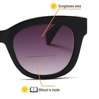 Foto 4 | Foto 4 | Gafas De Sol Zxyoo Bifocales Para Mujer Que Leen Paquete De 3 Unidades +1.5 Uv400 - Venta Internacional.