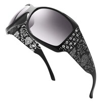 Gafas De Sol The Fresh Trendy Classic L702-crystal Negro/floral - Venta Internacional.