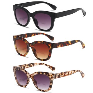 Foto 1 | Foto 1 | Gafas De Sol Zxyoo Bifocales Sun Readers Para Mujer +1 75 Paquete De 3 - Venta Internacional.