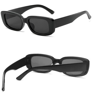 Foto 6 | Foto 6 | Gafas De Sol Tskestvy Retro Rectangle 90s Uv400 Para Mujeres Y Hombres - Venta Internacional.