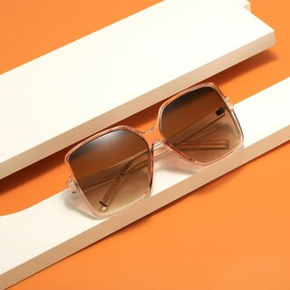 Foto 6 | Foto 6 | Gafas De Sol Aisswzber Chic Square Oversized 100% Uv Para Mujer - Venta Internacional.