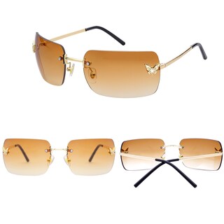Foto 5 | Foto 5 | Gafas De Sol Knliwkm Rectángulo Sin Montura Y2k Fashion Uv400 - Venta Internacional.