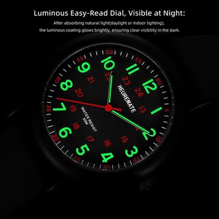 Foto 4 | Foto 4 | Reloj Heuremate 5atm Impermeable Unisex Con Esfera Luminosa De 37 Mm - Venta Internacional.