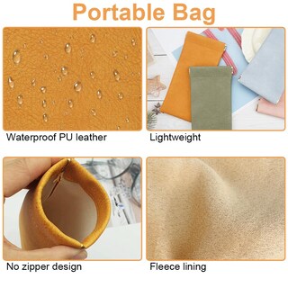 Foto 3 | Foto 3 | Funda Calorpet De Piel Sintética Suave Para Gafas De Sol Paquete De 3 - Venta Internacional.