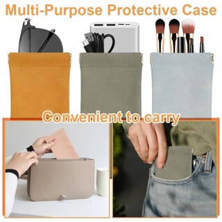 Foto 4 | Foto 4 | Funda Calorpet De Piel Sintética Suave Para Gafas De Sol Paquete De 3 - Venta Internacional.