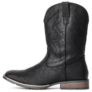 Foto 2 | Foto 2 | Botas Vaqueras Iuv Botas Vaqueras Para Hombre Con Punta Cuadrada - Venta Internacional.