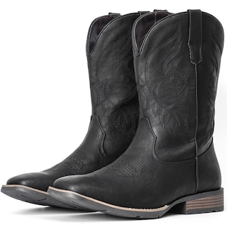 Foto 6 | Foto 6 | Botas Vaqueras Iuv Botas Vaqueras Para Hombre Con Punta Cuadrada - Venta Internacional.