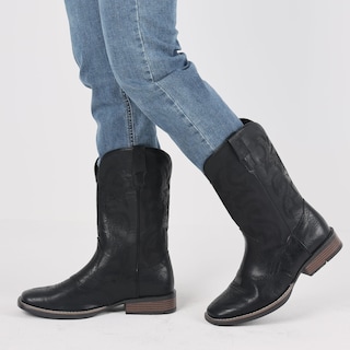 Foto 4 | Foto 4 | Botas Vaqueras Astroel Para Hombre Con Punta Cuadrada Bordadas Trabajo - Venta Internacional.