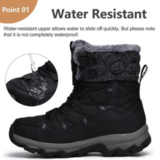 Foto 2 | Foto 2 | Botas De Nieve Trailblitz Para Invierno Resistentes Al Agua Antideslizantes Para Hombre Negras - Venta Internacional.