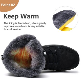 Foto 3 | Foto 3 | Botas De Nieve Trailblitz Para Invierno Resistentes Al Agua Antideslizantes Para Hombre Negras - Venta Internacional.