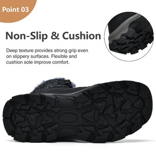 Foto 4 | Foto 4 | Botas De Nieve Trailblitz Para Invierno Resistentes Al Agua Antideslizantes Para Hombre Negras - Venta Internacional.