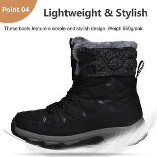 Foto 5 | Foto 5 | Botas De Nieve Trailblitz Para Invierno Resistentes Al Agua Antideslizantes Para Hombre Negras - Venta Internacional.