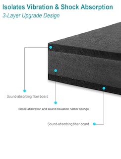 Foto 4 | Foto 4 | Almohadillas Aislantes Para Altavoces De Monitor De Estudio Alloverpower De 5 A 8 Pulgadas - Venta Internacional.