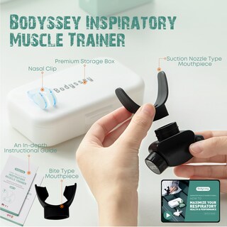 Foto 2 | Foto 2 | Entrenador De Respiración Bodyssey  De Silicona  Color Negro - Venta Internacional.