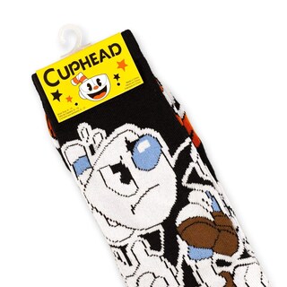 Foto 5 | Foto 5 | Calcetines Cuphead Bang Bang Cuphead Y Mugman Para Hombre - Venta Internacional.