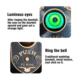 Foto 3 | Foto 3 | Decoración De Ojos Animada De Halloween Con Sonidos Aterradores - Venta Internacional.