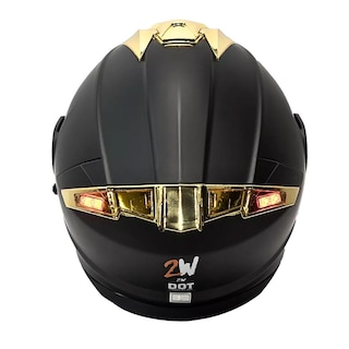 Foto 3 | Foto 3 | Casco Moto Abatible Certificado Fury Negro Mate Talla M 2w Negro