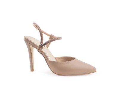 Foto 2 | Foto 2 | Zapatilla Color Nude Pedrería Material Sintético