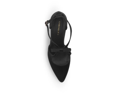 Foto 3 | Foto 3 | Zapatilla Color Negro Moño Material Shantung