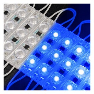 Foto 3 | Foto 3 | 20 Módulos Azul Directos 110v 2835 Conexión Directa Alta Iluminación Led Letreros Manualidades Respiraciones Negocio Ip65