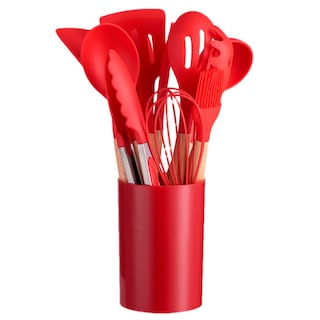 Foto 1 | Foto 1 | Juego De Utensilios De Cocina Kuche 12 Pzs Rojo