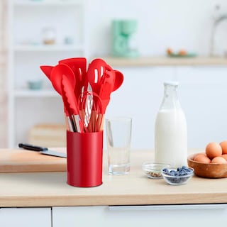 Foto 4 | Foto 4 | Juego De Utensilios De Cocina Kuche 12 Pzs Rojo