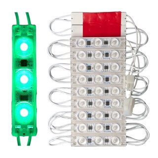 Foto 1 | Foto 1 | 20 Módulos Verde Directos 110v 2835 Conexión Directa Alta Iluminación Led Letreros Manualidades Respiraciones Negocio Ip65