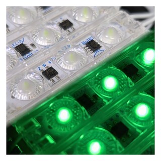 Foto 3 | Foto 3 | 20 Módulos Verde Directos 110v 2835 Conexión Directa Alta Iluminación Led Letreros Manualidades Respiraciones Negocio Ip65