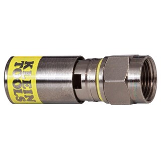 Foto 1 | Foto 1 | Klein Tools Vdv812-606 Conector Compresión Universal F Rg6-rg6q Paquete Con 10 Pzas.