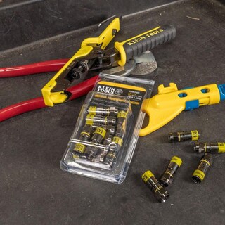 Foto 5 | Foto 5 | Klein Tools Vdv812-606 Conector Compresión Universal F Rg6-rg6q Paquete Con 10 Pzas.