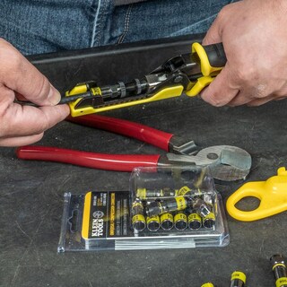 Foto 6 | Foto 6 | Klein Tools Vdv812-606 Conector Compresión Universal F Rg6-rg6q Paquete Con 10 Pzas.