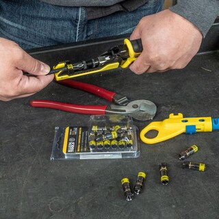 Foto 7 | Foto 7 | Klein Tools Vdv812-606 Conector Compresión Universal F Rg6-rg6q Paquete Con 10 Pzas.