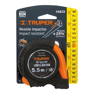Foto 2 | Foto 2 | Truper Fh-55m Flexómetro Gripper Contra Impacto 5.5 M Cinta 25 Mm