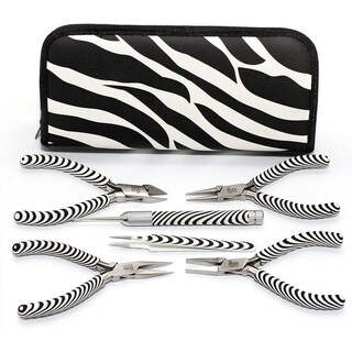 Foto 4 | Foto 4 | Beadsmith Xtl-7654 6 Piezas Zebra Herramienta Kit Con Funda