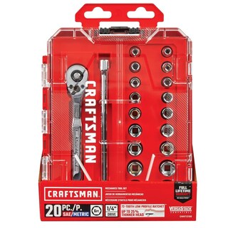 Foto 2 | Foto 2 | Craftsman - Juego De Herramientas Mecánicas De 1/4 Pulgadas 20 Piezas (cmmt12108)