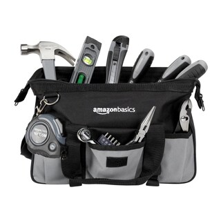 Foto 4 | Foto 4 | Amazon Basics - Juego De 65 Herramientas De Reparación Básicas Para El Hogar Con Bolsa