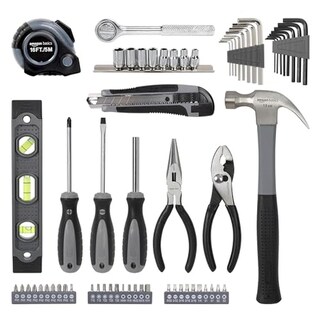 Foto 7 | Foto 7 | Amazon Basics - Juego De 65 Herramientas De Reparación Básicas Para El Hogar Con Bolsa