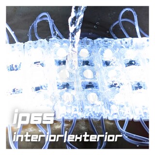 Foto 8 | Foto 8 | 100 Módulos De 3 Led Luz 2835 Tipo Lupa Expansiva Luz Intensa Ac 110v / 220v Ip65 Ideal Letreros Letras 3d Anuncios Decoraciones