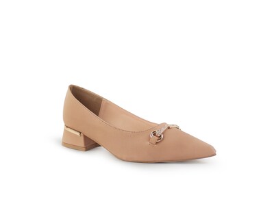 Foto 1 | Foto 1 | Zapatilla Color Nude Herraje Material Sintetico