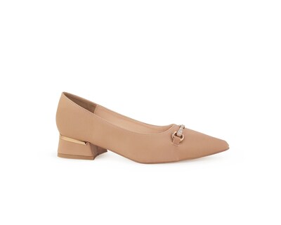 Foto 2 | Foto 2 | Zapatilla Color Nude Herraje Material Sintetico