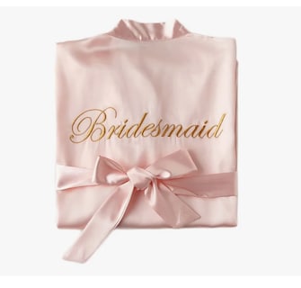 Foto 1 | Foto 1 | Batas Para Novias Bordada Suave Pijamas Dama Camisón