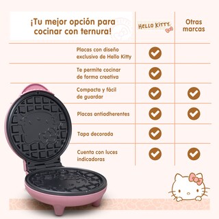 Foto 8 | Foto 8 | Sanrio Waflera De Hello Kitty Hk-91 Antiadherente