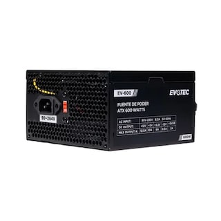 Foto 1 | Foto 1 | Fuente De Poder Evotec Ev-600 600w 24-pin Atx 120mm